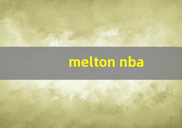 melton nba